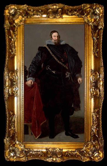 framed  Diego Velazquez Portrait of the Count Duke of Olivares, ta009-2